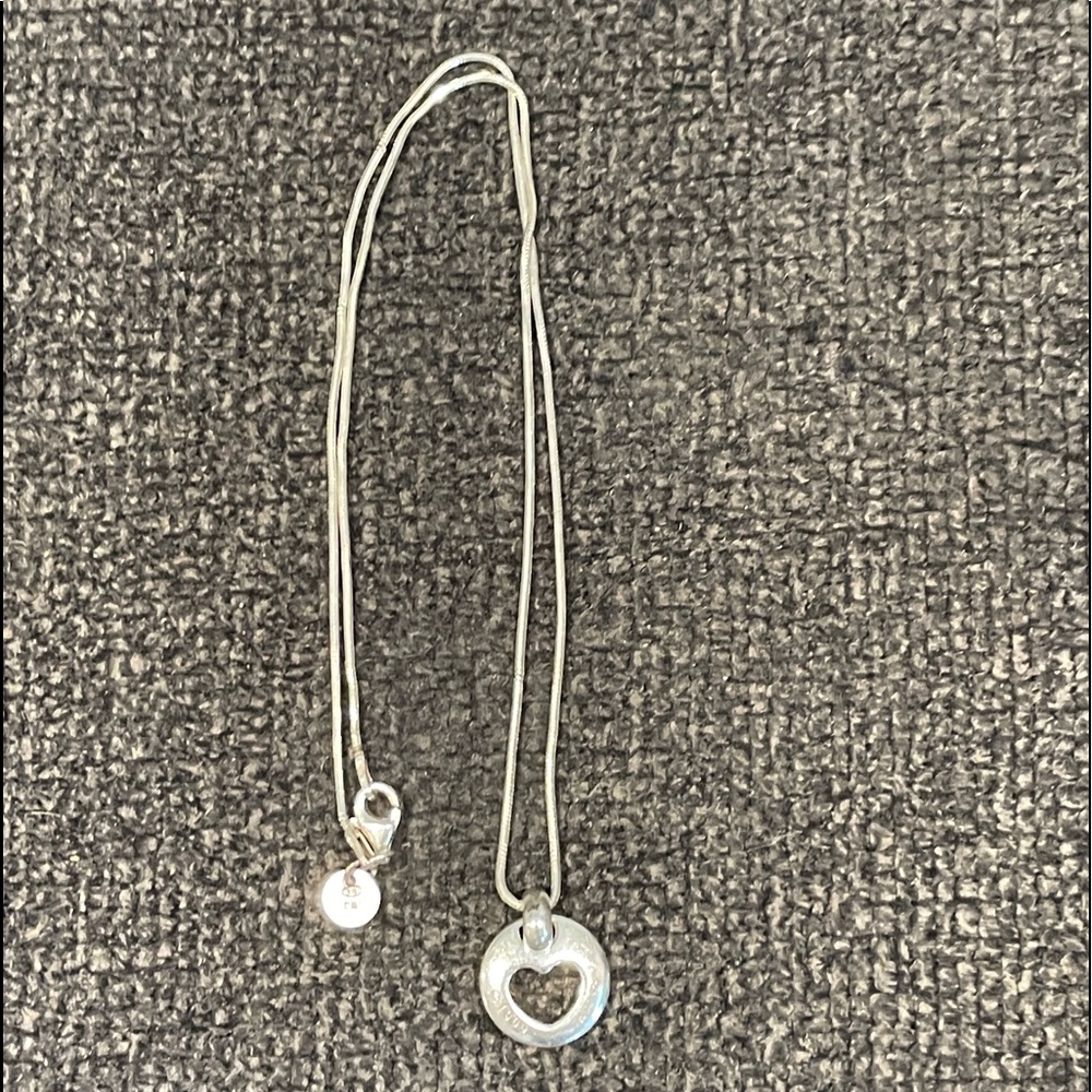 Tiffany and Co. Vintage Double  Heart necklace